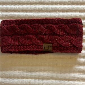 C.C Women's Red Knit Headband